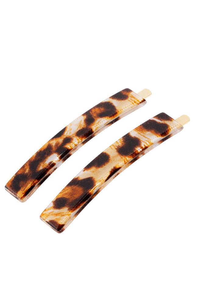 Mod Bobby Pin Pairs - Animal Print